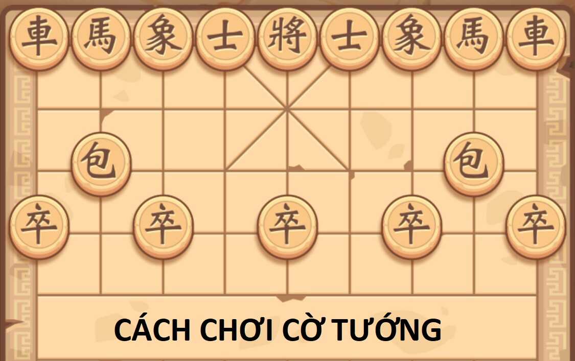 Cách bố trí quân cờ trên bàn cờ tướng online