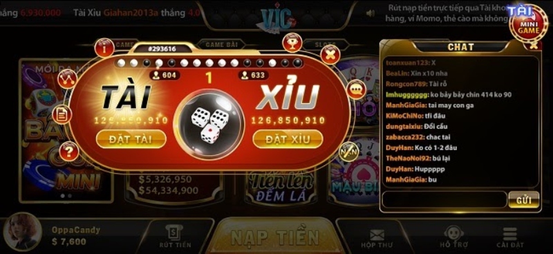 Hack game tài xỉu