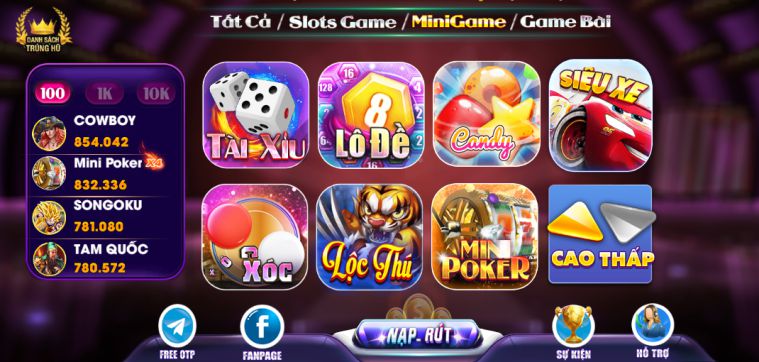 Game bài đa dạng với nhiều trò chơi từ truyền thống đến hiện đại 