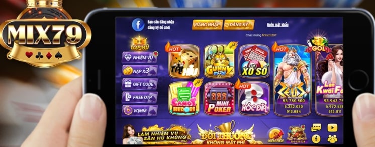 Tải app Mix79 Vip về máy để trải nghiệm sân chơi tầm quốc tế 